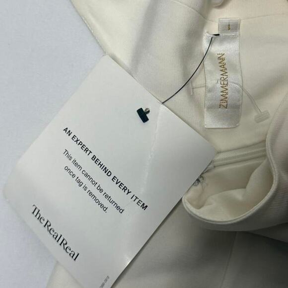 Zimmerman NWT Cream linen Dress Size 1 Women’s Perfect Going Out Euro Spring - Picture 4 of 7